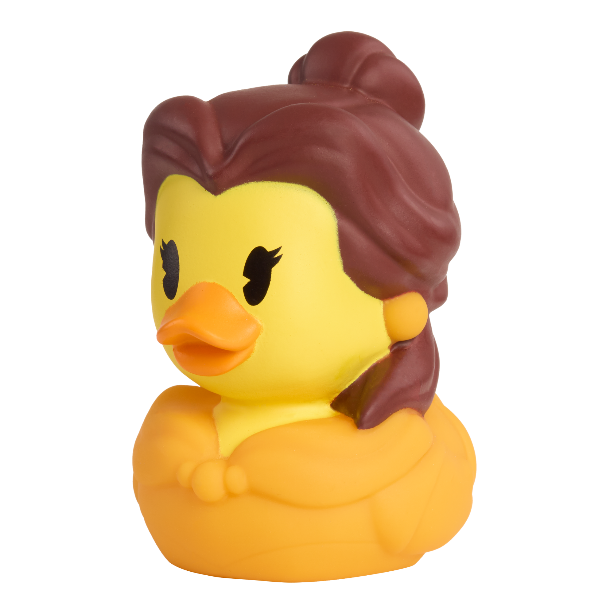Just Play Disney Duckalooz 3" Inch Belle Floating Rubber Duck, Collectible Duck Figurine, Officially Licensed Bath Toy Suitable for Boys & Girls Ages 2Y+