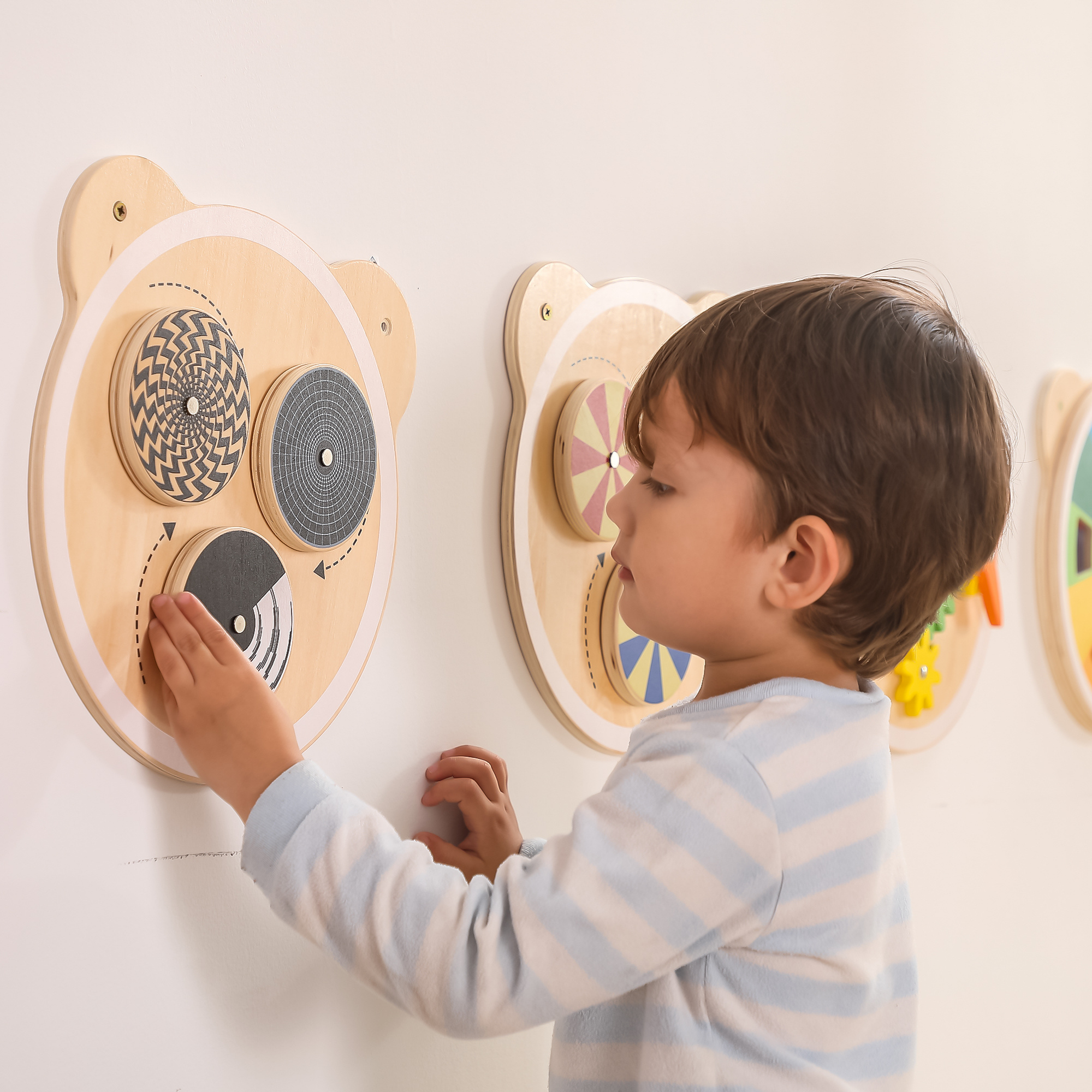 Viga Sliding Ball Wall Toy, Montessori Wooden Number Maze for Toddlers, Develops Motor Skills & Number Recognition, Eco-Friendly & Non-Toxic Educational Toy, for Boys & Girls Ages 18M+