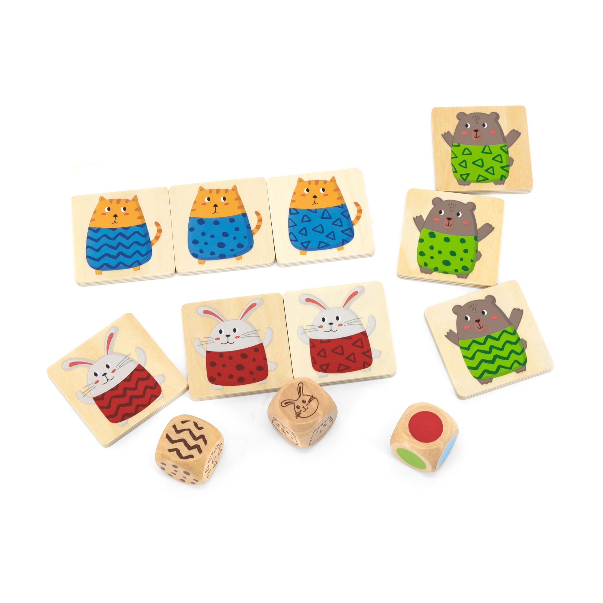 Viga Quick Response Game, Montessori Wooden Visual Speed & Pattern Recognition Toy, Develops Hand-Eye Coordination & Focus, Eco-Friendly & Non-Toxic Educational Toy, for Kids Ages 3+