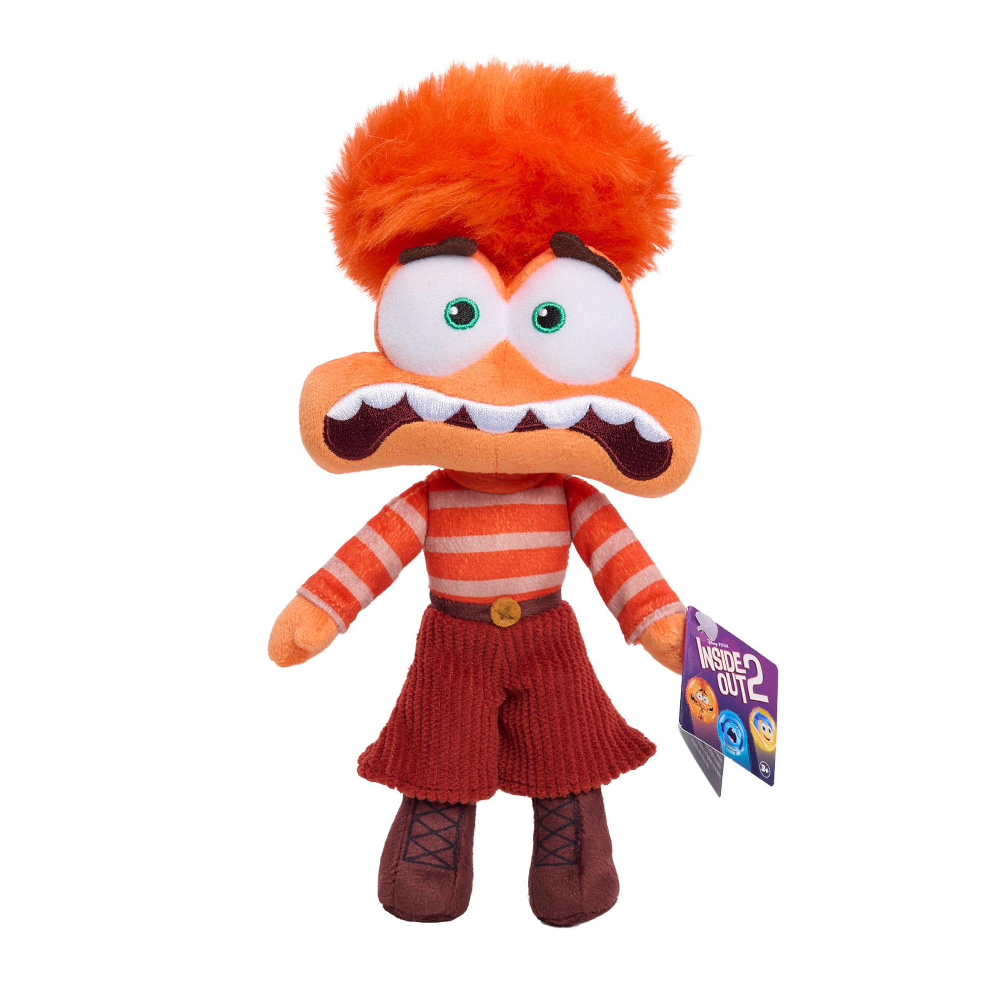 Inside Out 2, 8.5" (22 cm) "Anxiety" Plush Toy, Soft & Cuddly Collectible Toy Suitable for Kids Aged 3 and Above, Officially Licensed by Just Play