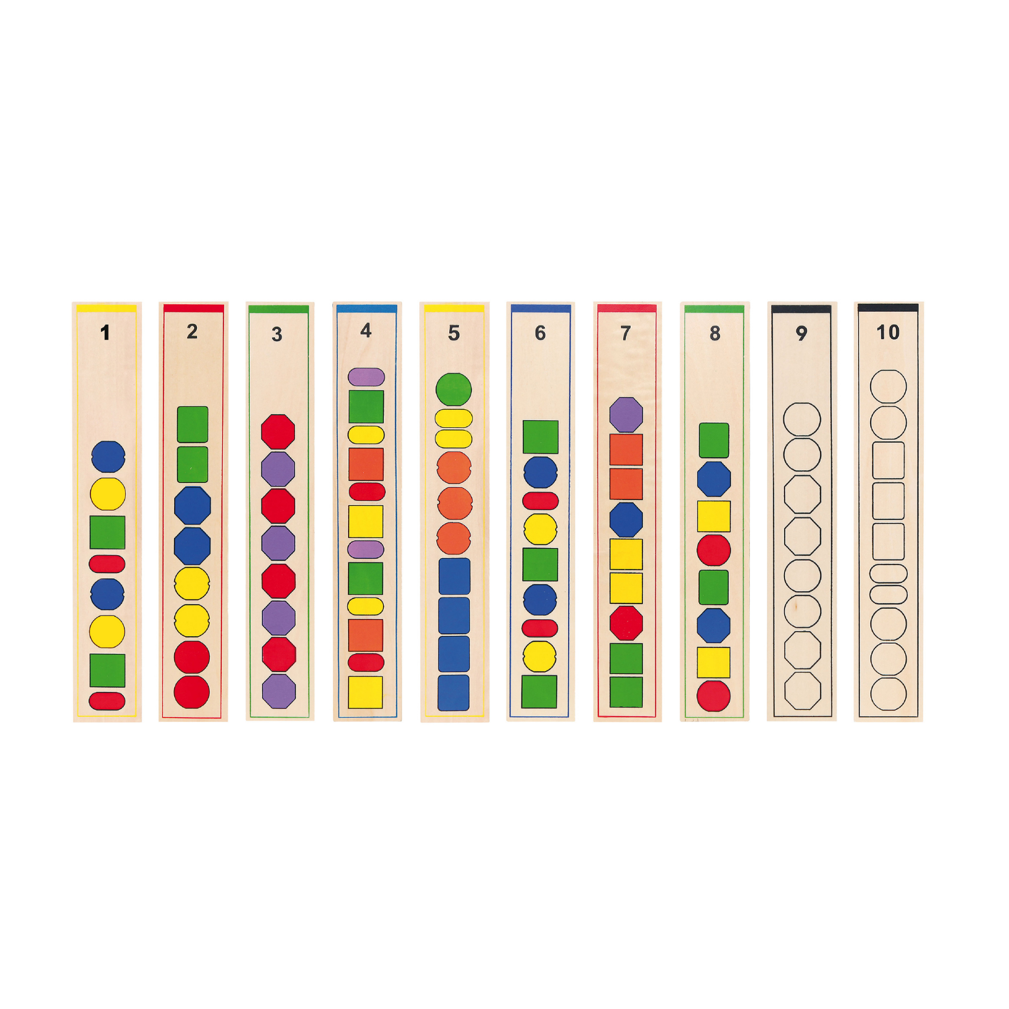 VIGA Wooden Beads Sequence Toy, 72-Piece Montessori Sorting & Pattern Activity, Develops Fine Motor Skills,Logic & Early Math, Enhances Memory & Problem-Solving, Eco-Friendly, for Boys & Girls Ages 3+