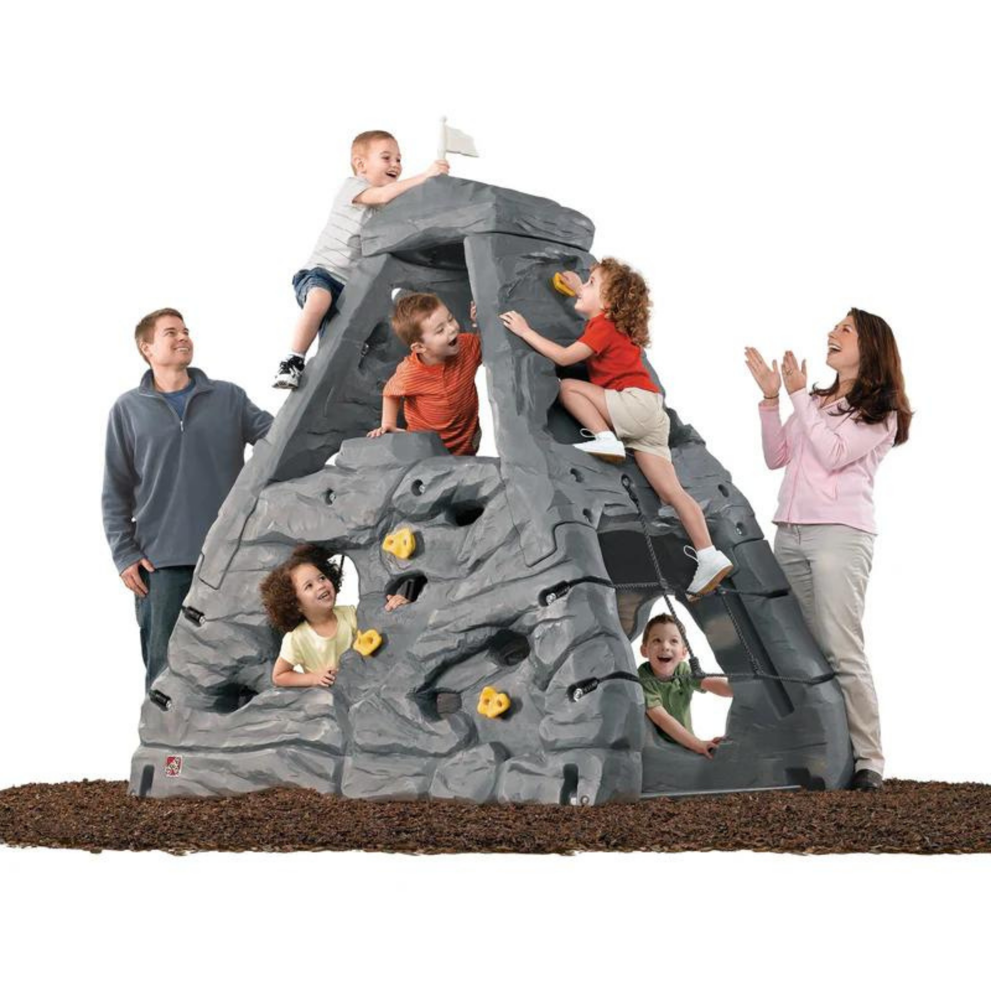 Step2 Skyward Summit Climber, Easy to Assemble Backyard Climbing Toy with 145kg Weight Capacity, Outdoor Playground Climbing Gym, Garden Toy Suitable for Children both Boys and Girls Aged 2+
