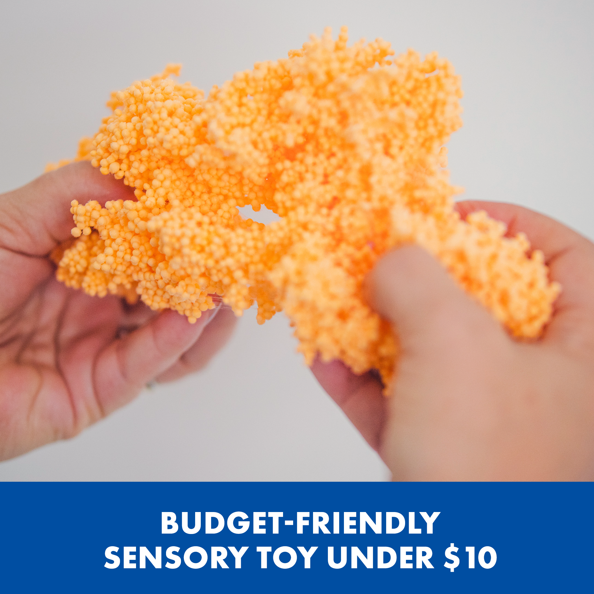 مجموعة بلاي فوم سباركل من ليرنينج ريسورسز، 4 قطع، رغوة لعب حسية غير سامة، لا تسبب الفوضى، لا تجف أبدًا، لتنمية المهارات الحركية الدقيقة للأطفال