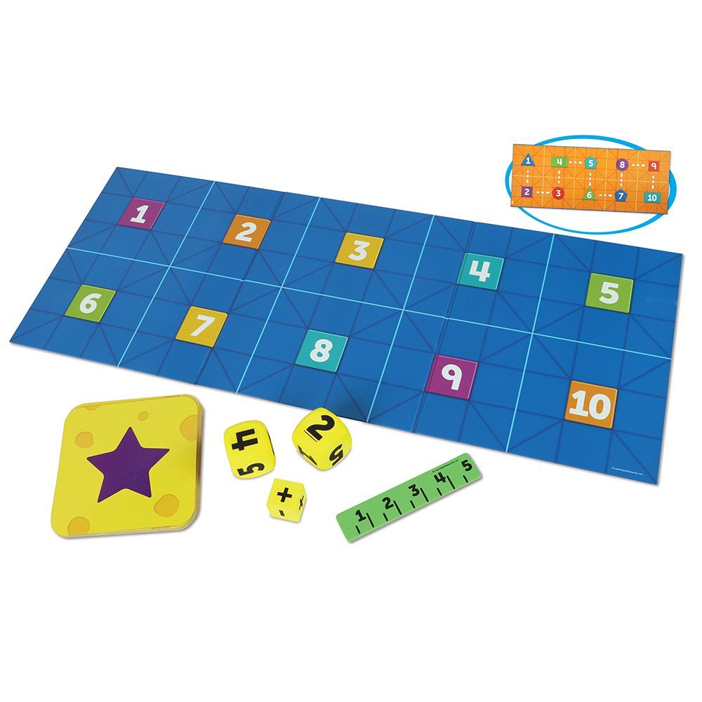مجموعة موارد التعلم Code & Go Robot Mouse Math Pack، مهارات البرمجة والرياضيات المبكرة للأطفال من سن 5 سنوات فما فوق (لا تتضمن Robot Mouse)