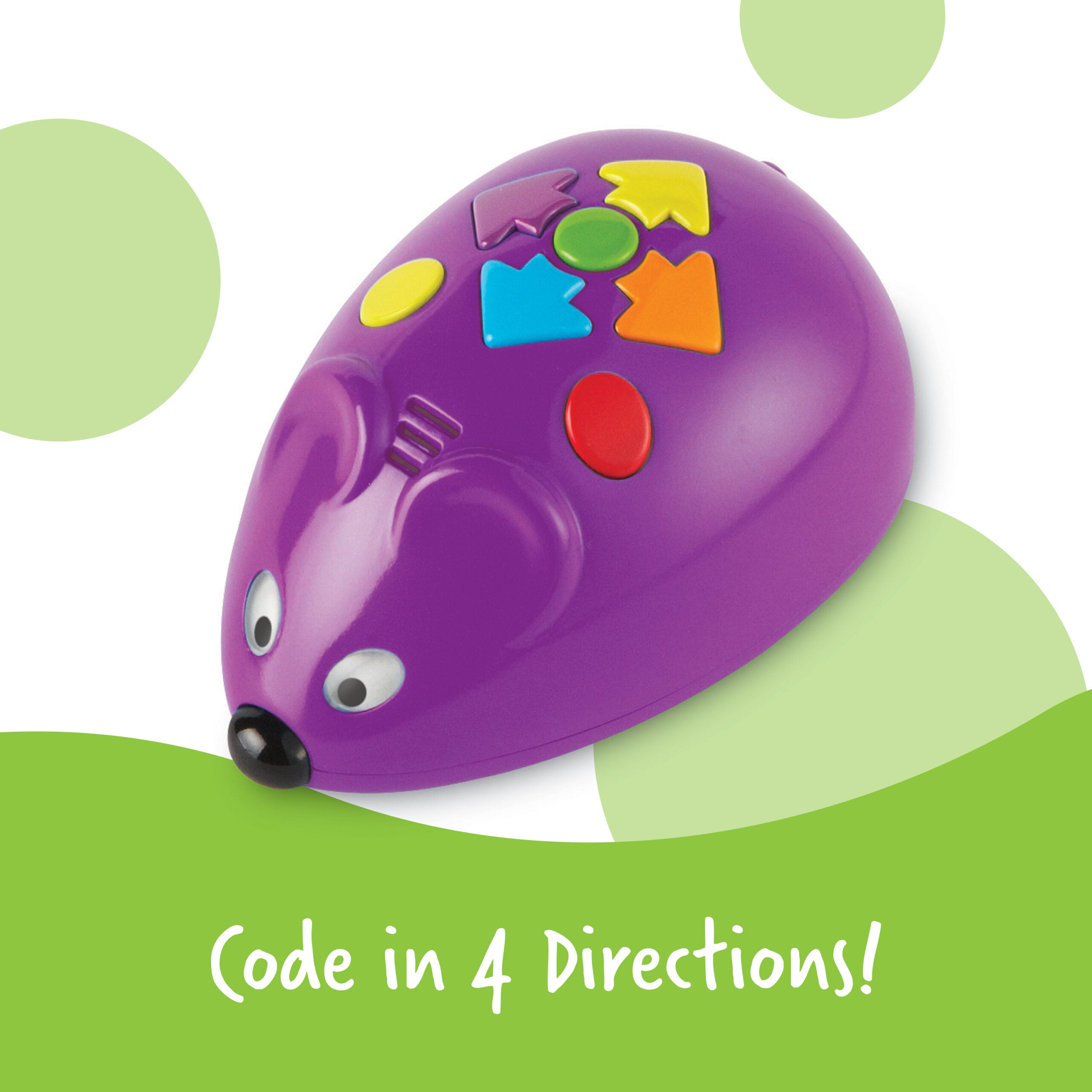 موارد التعلم Code & Go Robot Mouse، مجموعة برمجة STEM المبكرة للأطفال من سن 4 سنوات فما فوق، التعلم العملي مع Jack the Robot Mouse