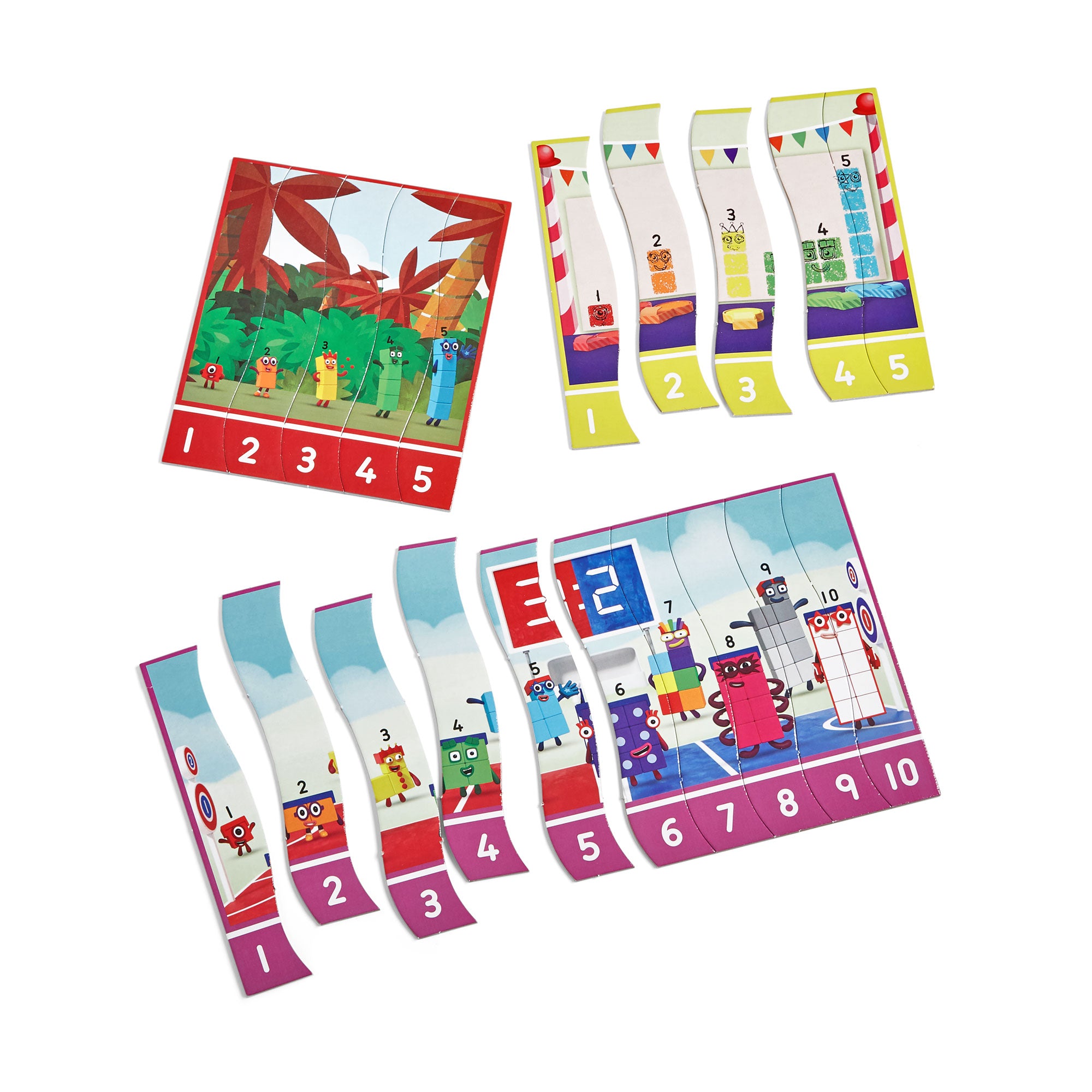 مجموعة ألغاز التسلسل Numberblocks من Learning Resources، تعلم كيفية تسلسل الأرقام من 1 إلى 20، ألغاز تعليمية لمهارات الرياضيات المبكرة، موارد تعليمية مرخصة رسميًا