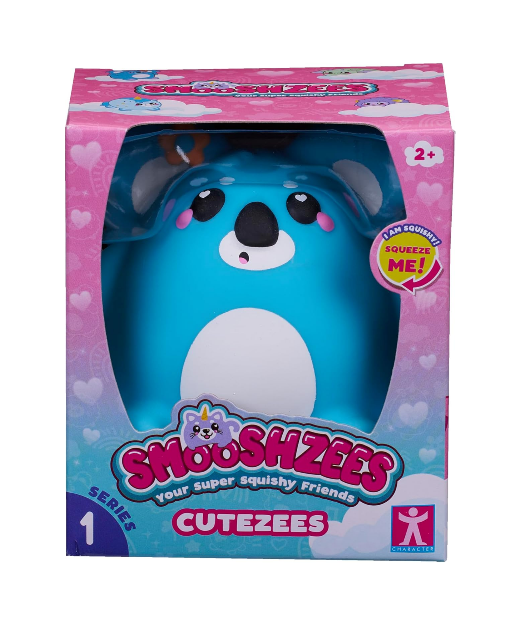 Smooshzees Cutezees Bambo, Blue Koala, Collectable Characters, Supersoft, Cuddly and Squishy!