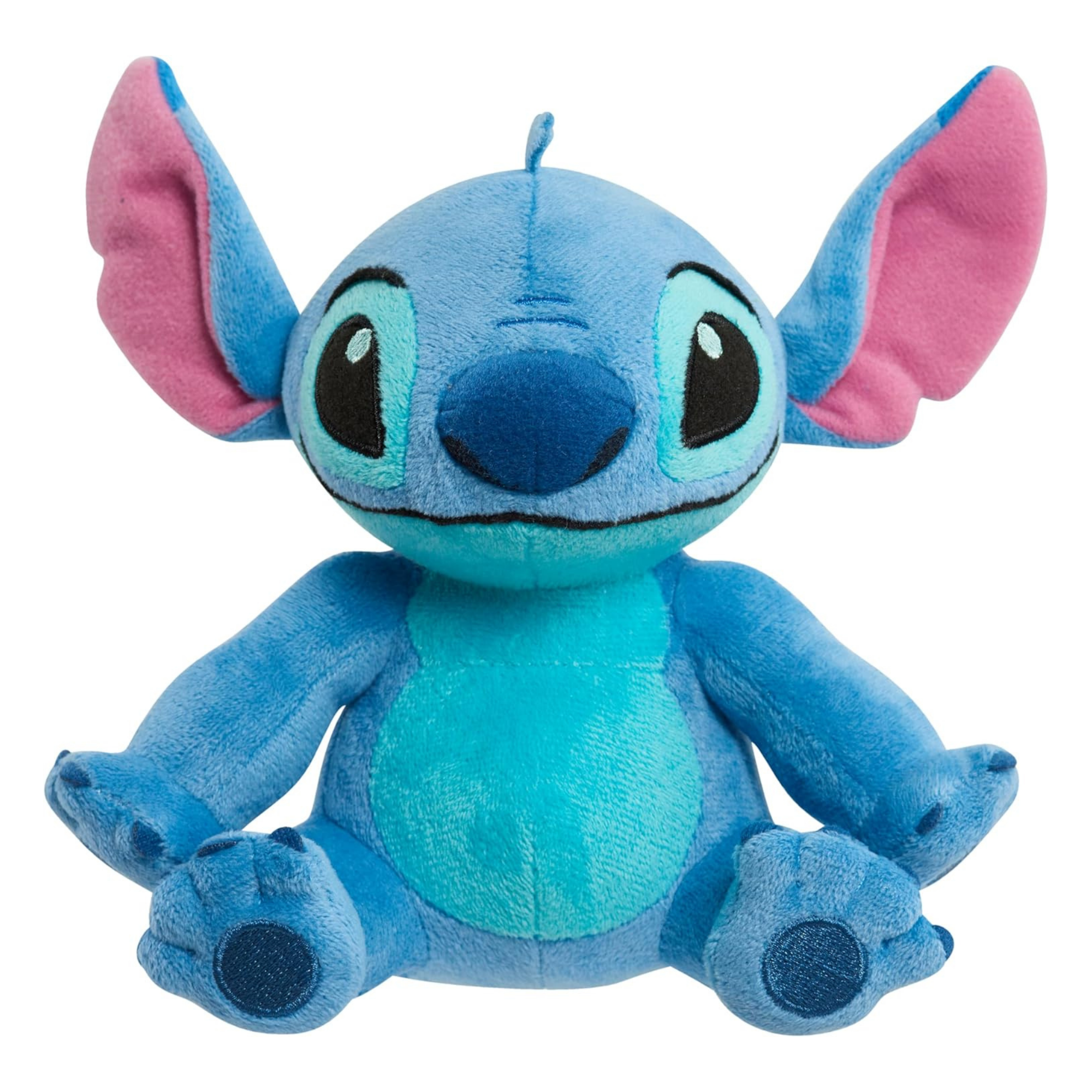 Disney Lilo & Stitch 6" Inch (15 cm) Scented Stitch Plush with Sound, Soft and Cuddly Huggable Stuffed Alien Animal Toy, Officially Licensed Kids Toys By Just Play, for Boys and Girls, Aged 2 Years+