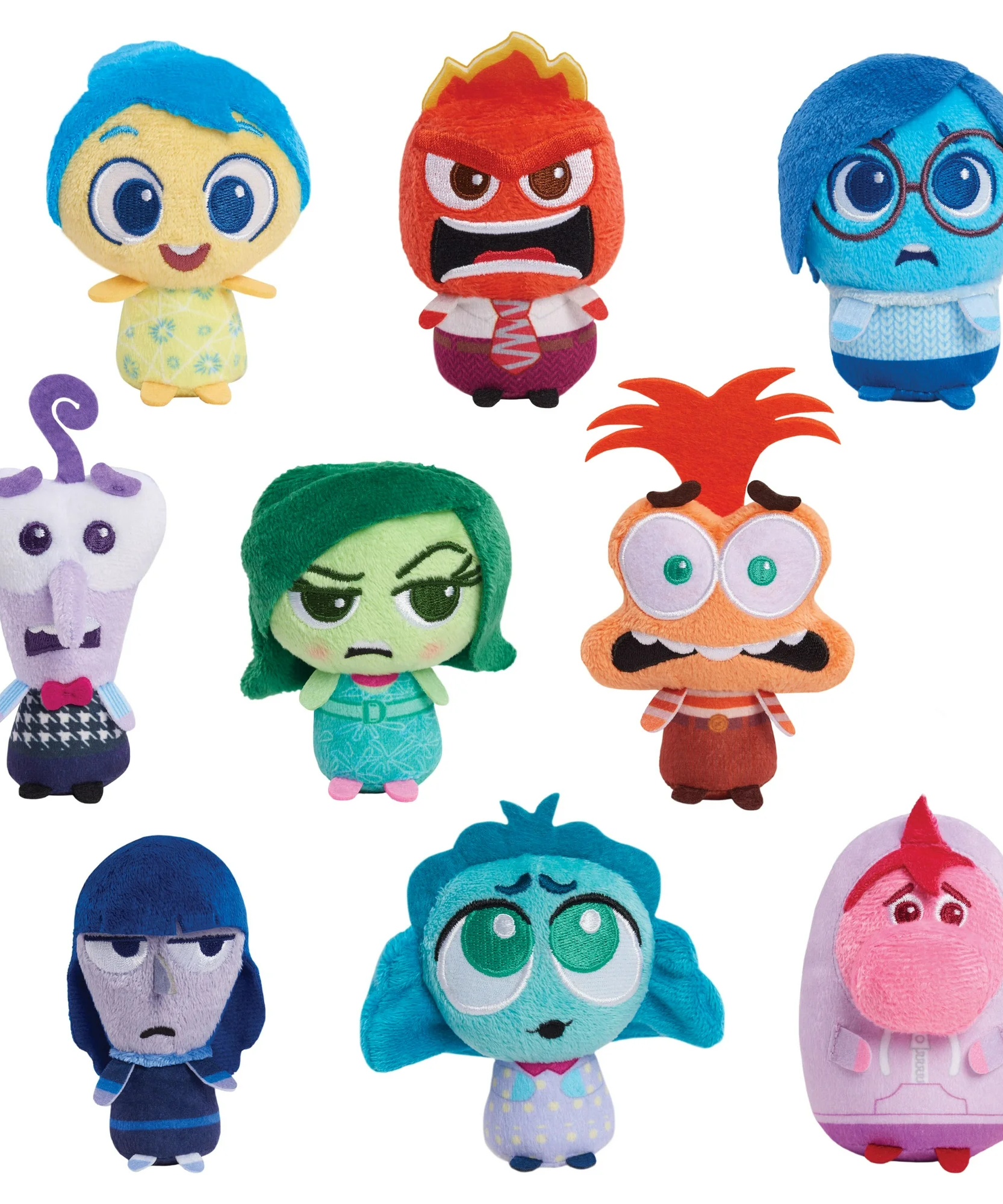 Just Play Officially Licensed Inside Out 2 Collectible Mystery Mini Action Figure Plush Toy, Features 1 of 9 Characters, Suitable for Kids Aged 3 and Above