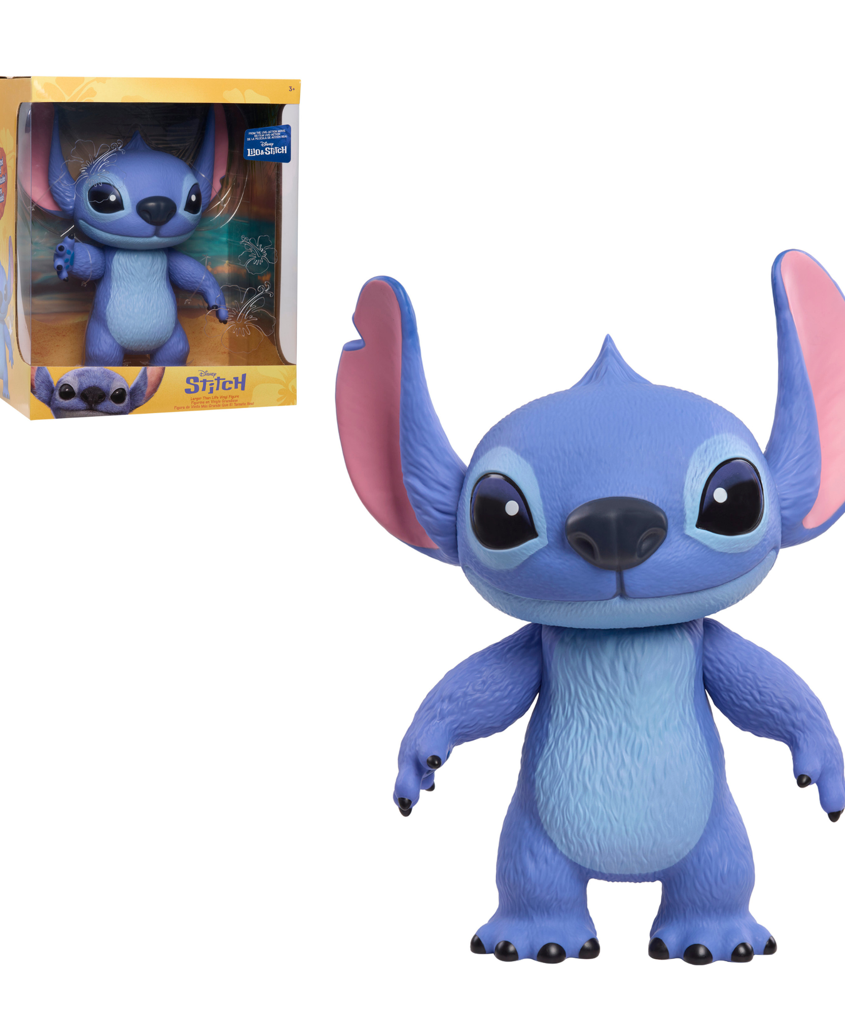 Disney Lilo & Stitch 14" Inch (35.5 cm) Live-Action Movie Articulated Action Figure, Officially Licensed Kids Toys by Just Play, Suitable for Children, Boys and Girls, Aged 3 Years+