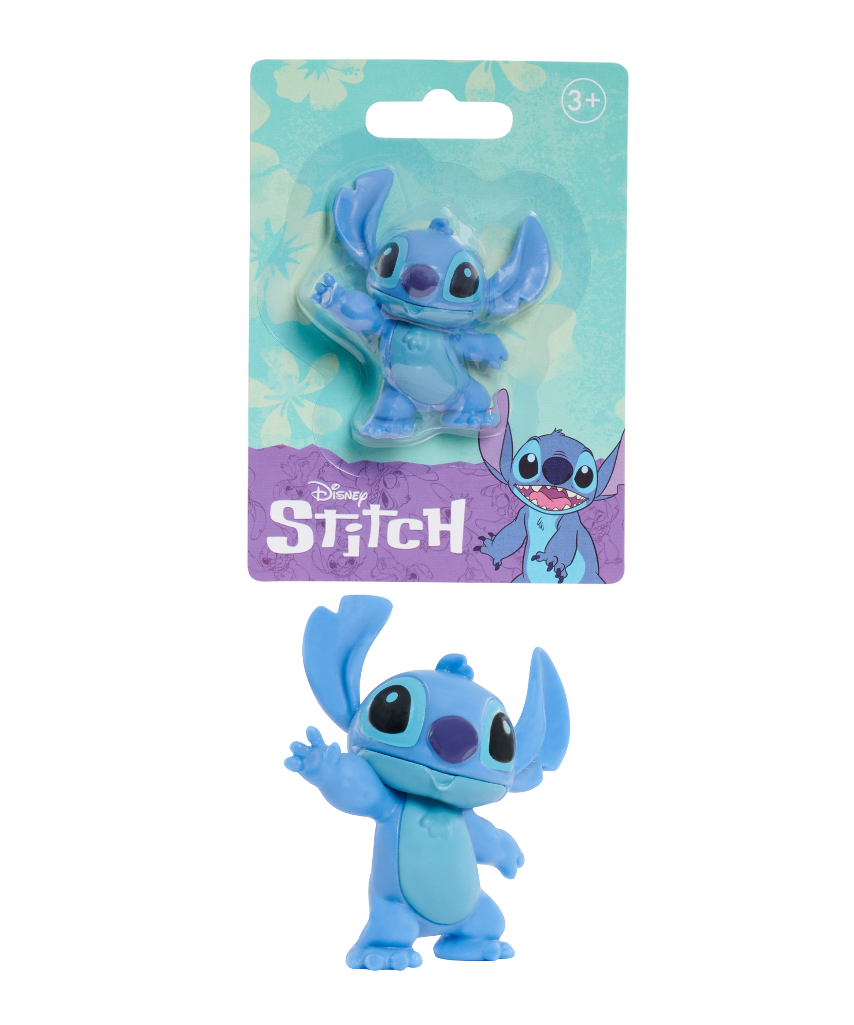 Disney Lilo & Stitch 3" Inch (7.5 cm) Collectible Stitch Figure Set, Officially Licensed Kids Toys by Just Play, Style 2, Suitable for Children, Boys and Girls, Aged 3 Years+
