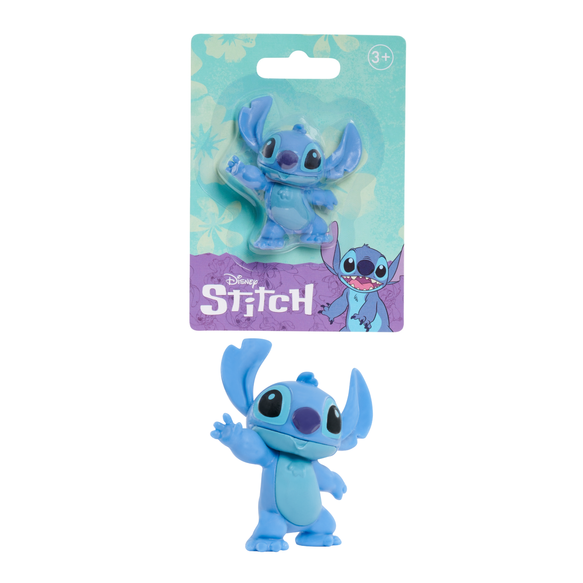 Disney Lilo & Stitch 3" Inch (7.5 cm) Collectible Stitch Figure Set, Officially Licensed Kids Toys by Just Play, Style 1, Suitable for Children, Boys and Girls, Aged 3 Years+