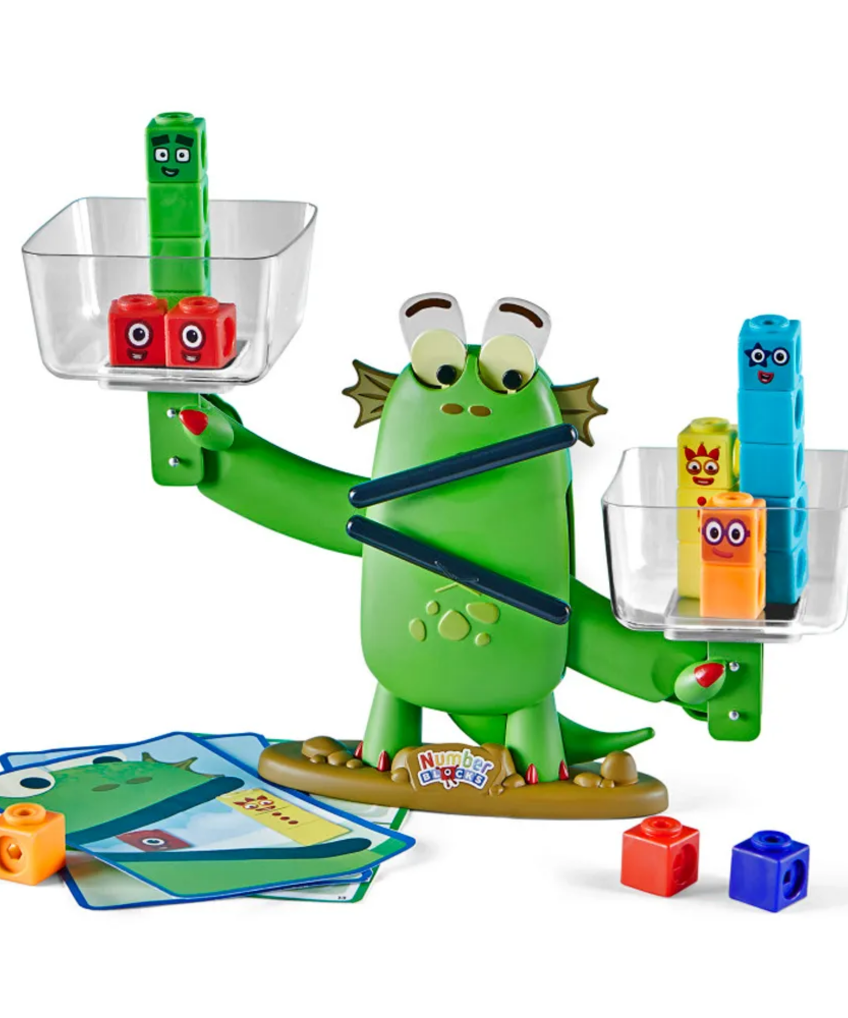 Learning Resources Numberblocks Blockzee Balance Activity Set, Interactive Math Toy with Balance Scale and Cubes, Learn Greater Than, Less Than, and Equal To, Ages 3+