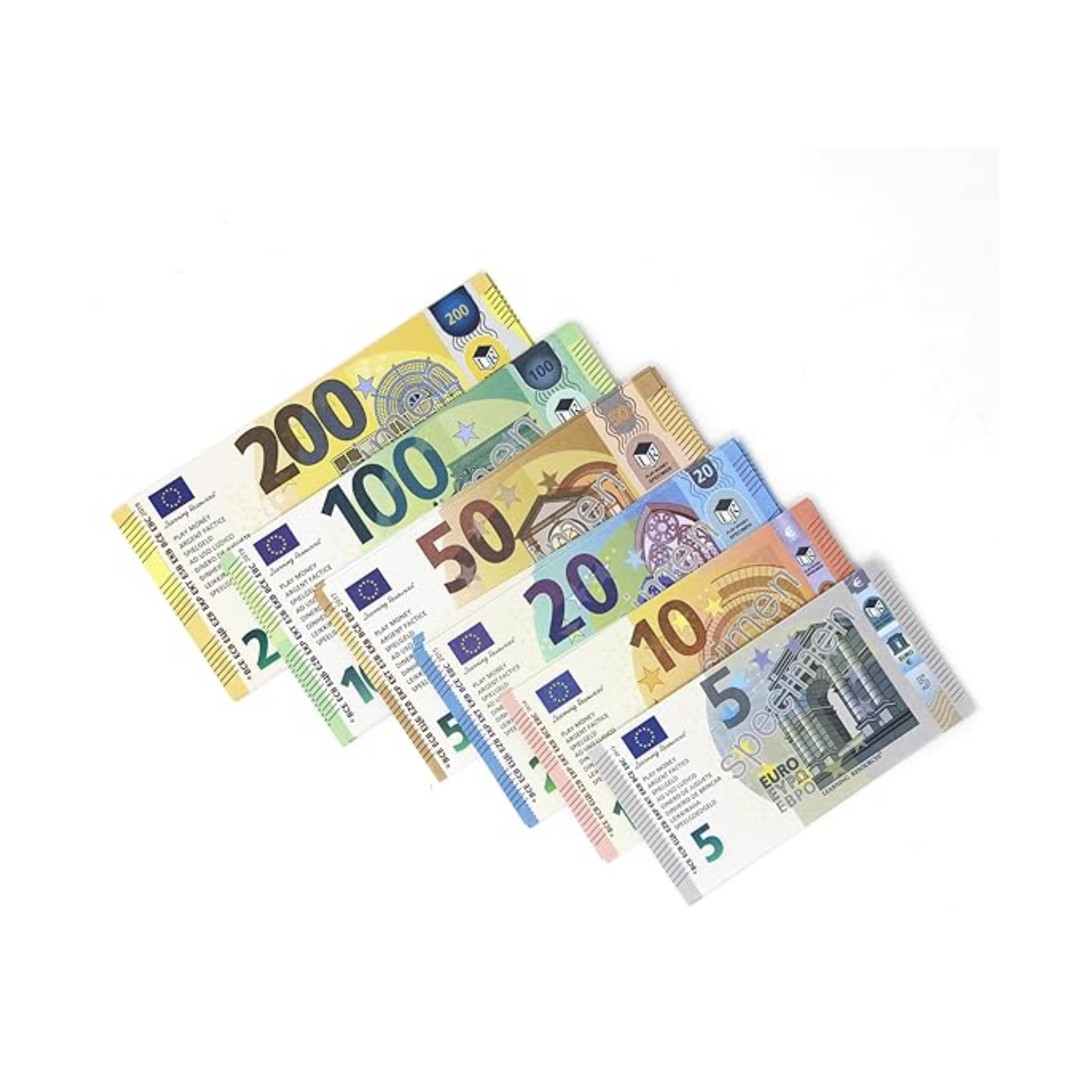 Learning Resources Euro Money Pack, 60 Realistic Notes, Ages 5+, Hands-On Money Recognition & Math Skills