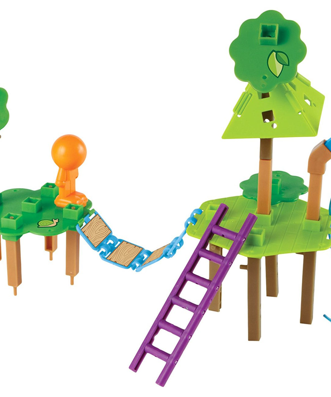 Learning Resources Tree House Engineering and Design Building Set, STEM Toys for Kids, 50+ Pieces, Hands-On STEM Learning with Engineering and Design Challenge Cards, Ages 5+